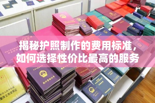 平阳揭秘护照制作的费用标准，如何选择性价比最高的服务？