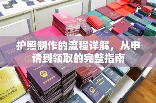 平阳护照制作的流程详解，从申请到领取的完整指南