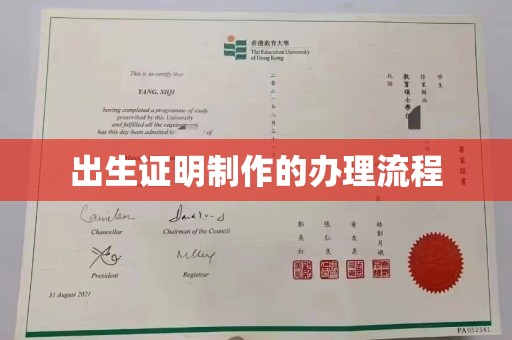 平阳出生证明制作的办理流程